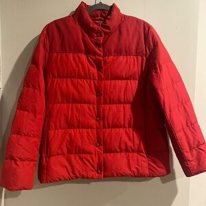 Uniqlo X Ines De La Fressange Red Women's Puffer Jacket